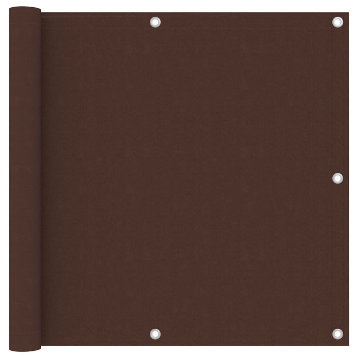 Balkonsko platno rjavo 90x300 cm oksford blago